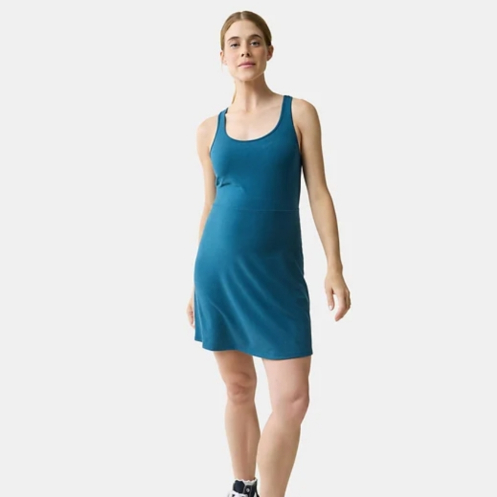 Ingrid And Isabel Teal Maternity Dress Skort